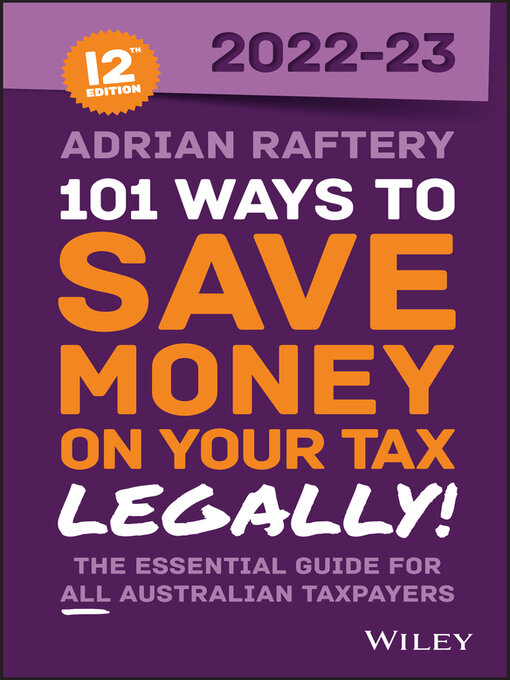 Cover image for 101 Ways to Save Money on Your Tax--Legally! 2022-2023